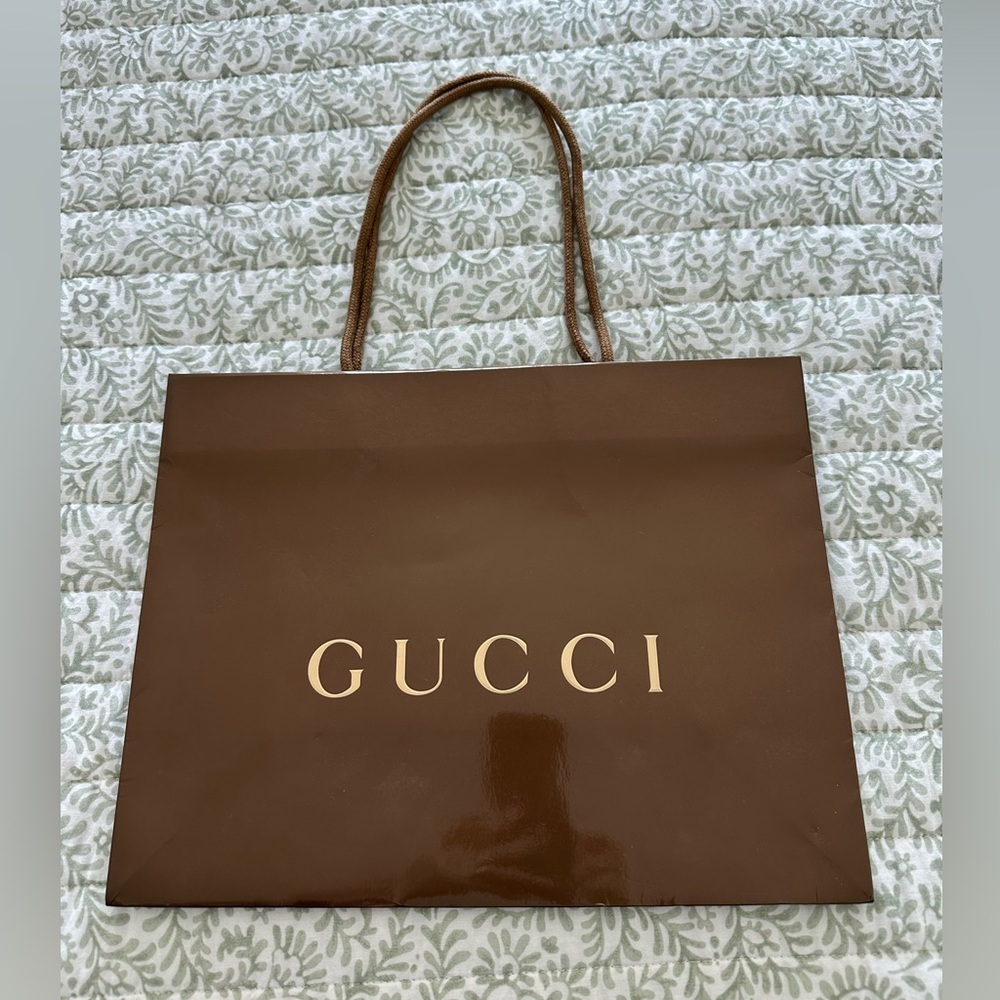 Gucci Brown Shopping Bag